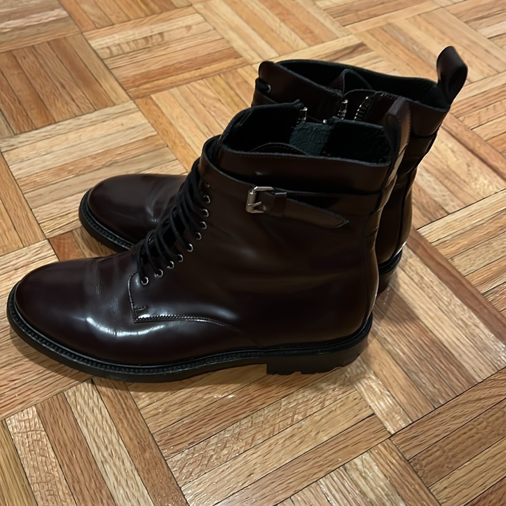 Belstaff Combat Bood Burgundy Size 40 - Picture 4 of 7